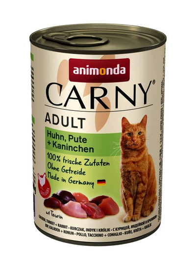 Animonda Carny Adult Sabor: Pollo, Pavo, Conejo - Comida Húmeda Gatos - 200G — image 1
