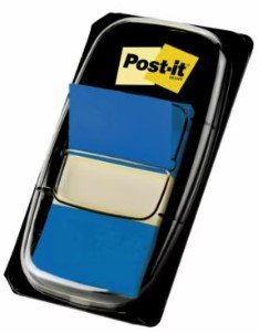 3M Marcador Index Medium Post-it Dispensador 50 Units Blue