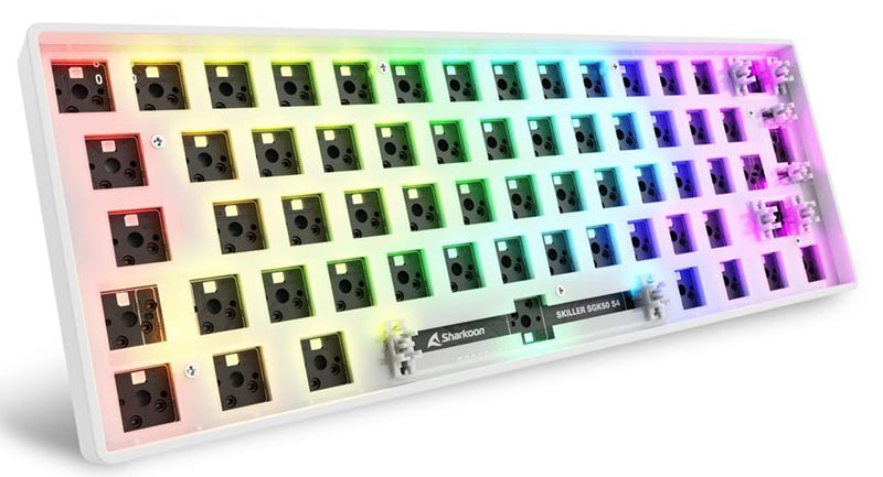 Sharkoon Skiller SGK50 S4 GEN2 Barebone, Keyboard Gaming White 4044951041862