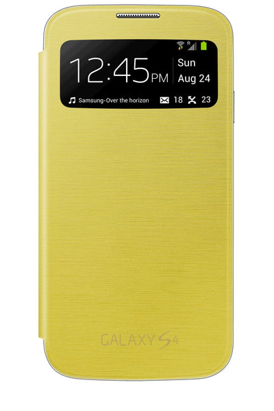 Samsung S View Case For Phone Mobile Phone Book Yellow — image 1