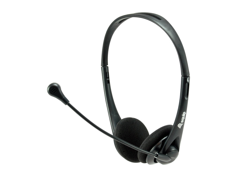 Equip Headphones With Microphone USB 1.8M Black