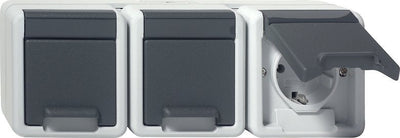 Gira 478930 Schuko 3F Waager. Kd Wg Ap Grey — image 1