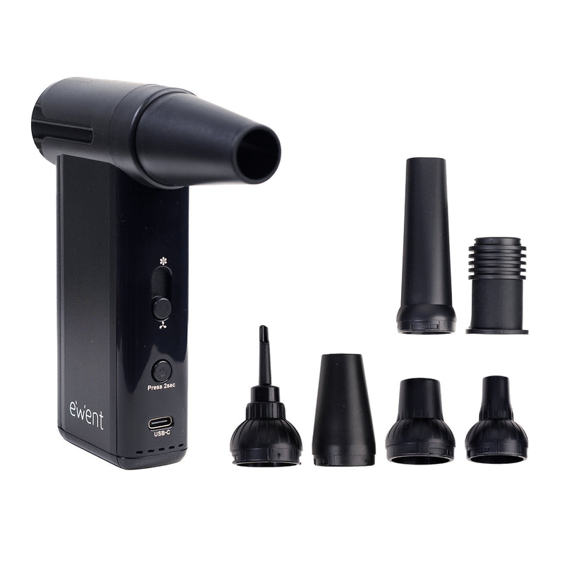 Ewent Vacuum Cleaner Pistola Air Compressed 8 Velocidades,, Pump Vacio And Inflador (130000 Rpm)