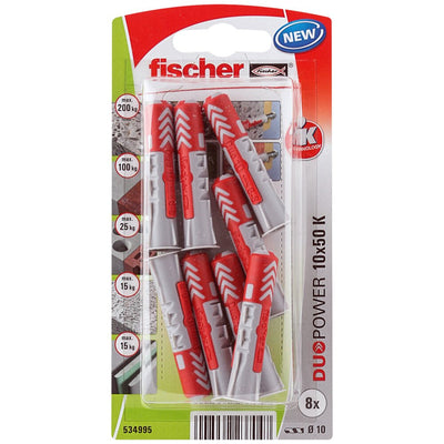 Fischer Blister 8 Tacos Duopower Ø10X50MM 534995 — image 1