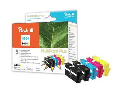 Peach Cartridge HP NR.364 2XBK Multipackplus Retail Comp. — image 1