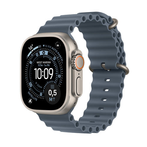 Apple Watch Watch Ultra 3 (2025) LTE 49MM Titanium Case With Ocean Band - Blue — image 1