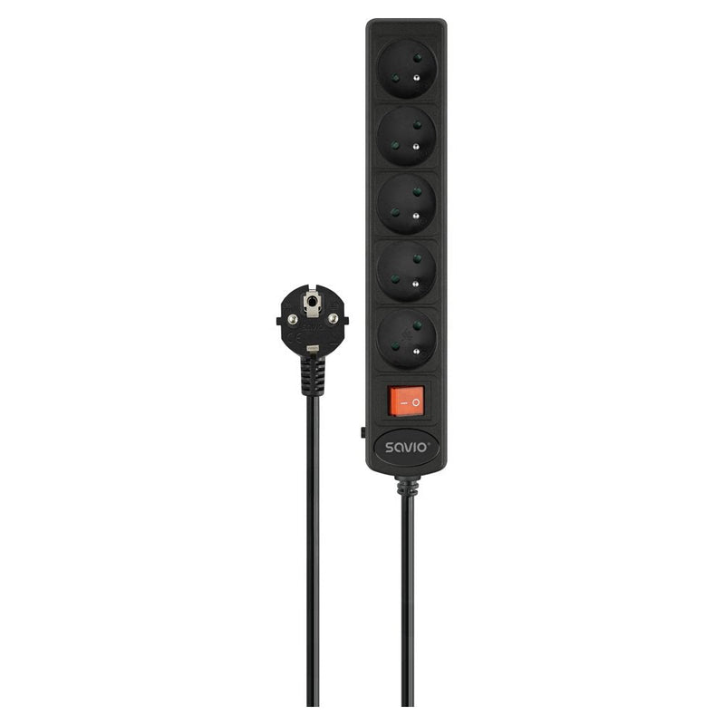 Power Strip With Protection Contra Sobretensiones Automatyczna 5 Sockets 5M LZ-18