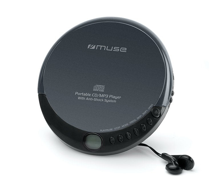Muse M-900 Dm Portable Cd MP3 Player With Anti-shock, Black