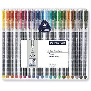 Staedtler Marker Punta Fibre Triplus Colour Case 20 Units — image 1