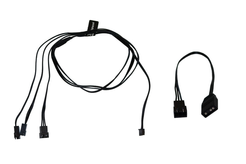 Alphacool Cable And Digital RGB LED Triple With Connector Jst Black 60CM 18602