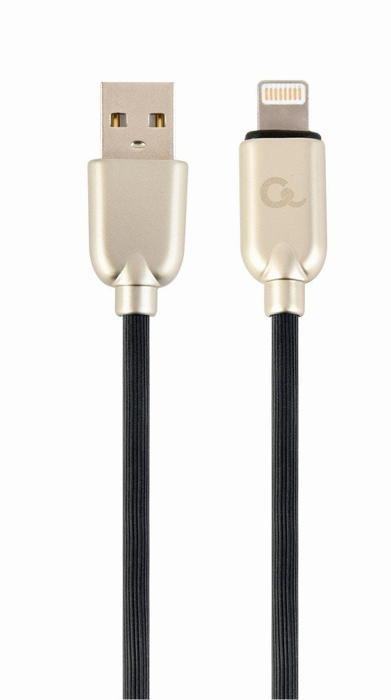 Gembird CC-USB2R-AMLM-2M Cable Datos And Charging Premium Lightning 2M, Black