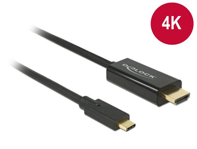 Delock USB Cable Type-c ™ - HDMI M/M (dp Alt Mode) 4K 30 HZ 2M Black — image 1