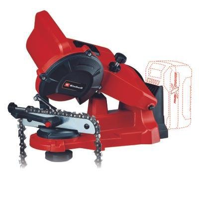 Einhell Afilador Cadenas Sierra Inalámbrico Ge-cs 18 Li Rojo/Negro Sin Batería Ni Cargador 4499940