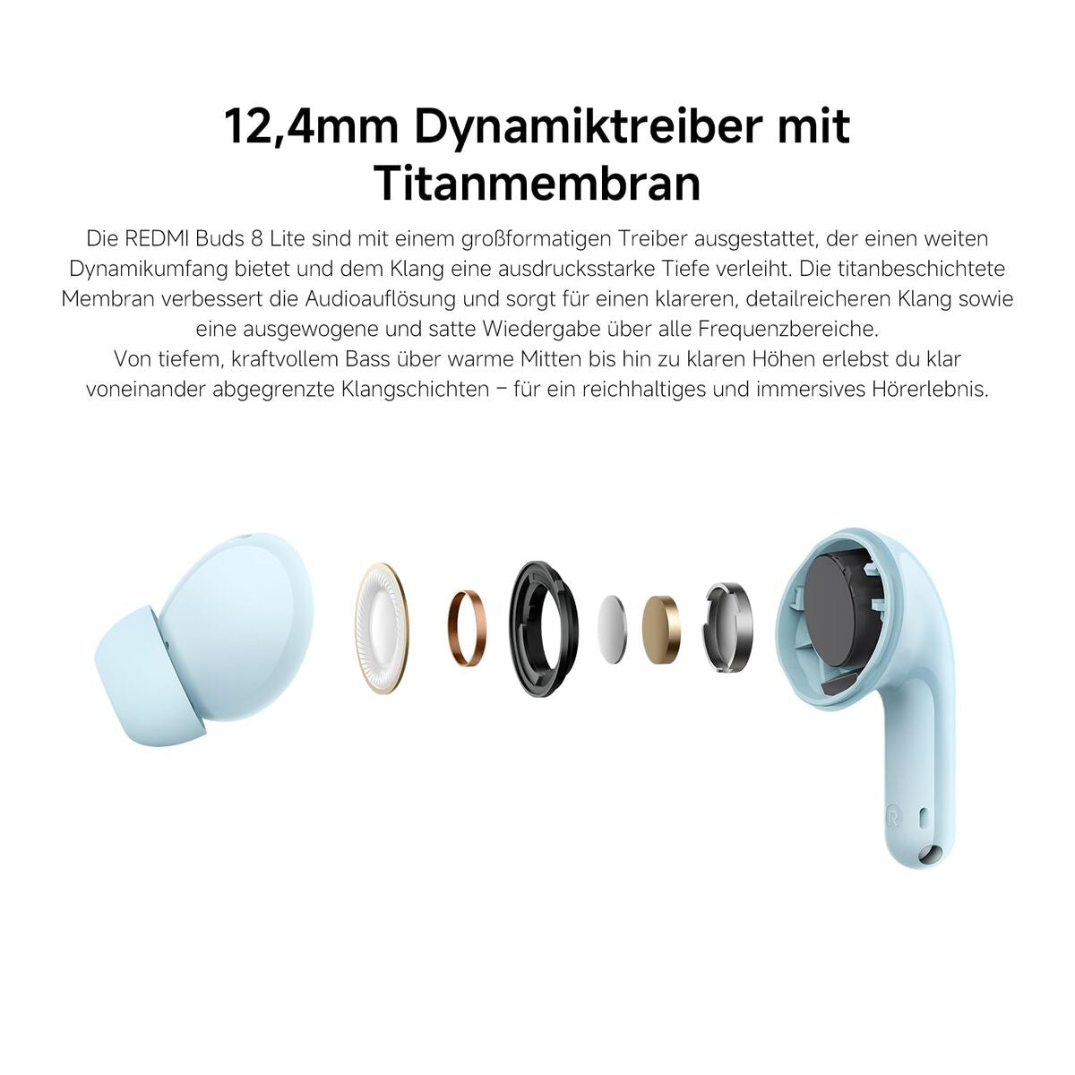 Xiaomi Wireless Headphones Xiaomi Redmi Buds 8 Lite Bhr08Olgl White