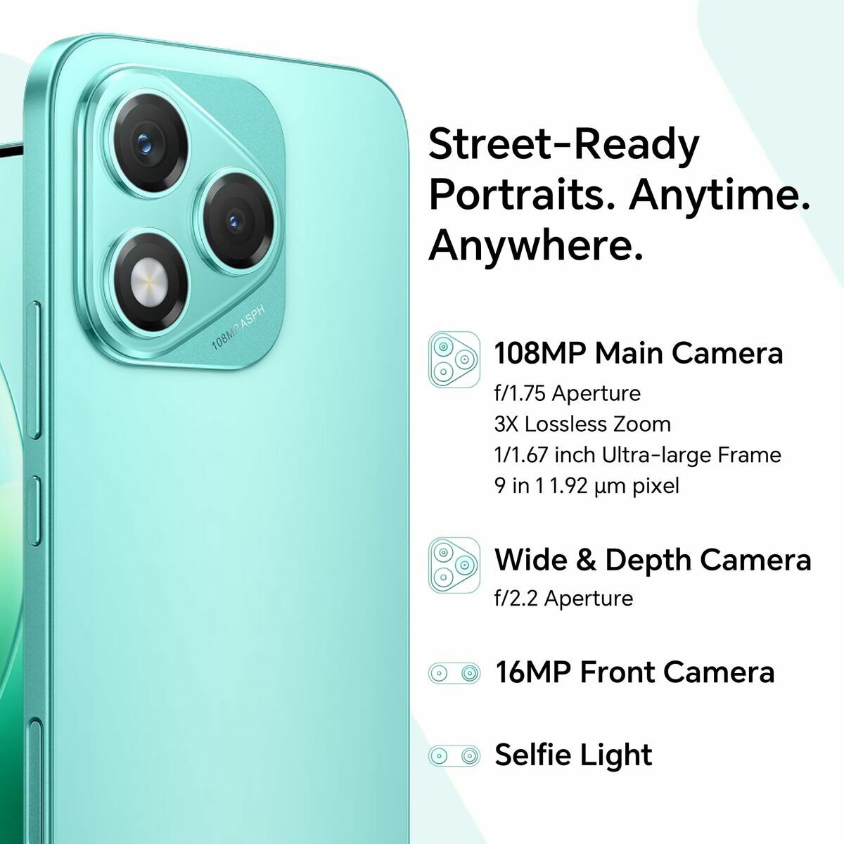 Honor Smartphone Honor 400 Lite 6,7" Octa Core 8 Gb Ram 256 Gb Green