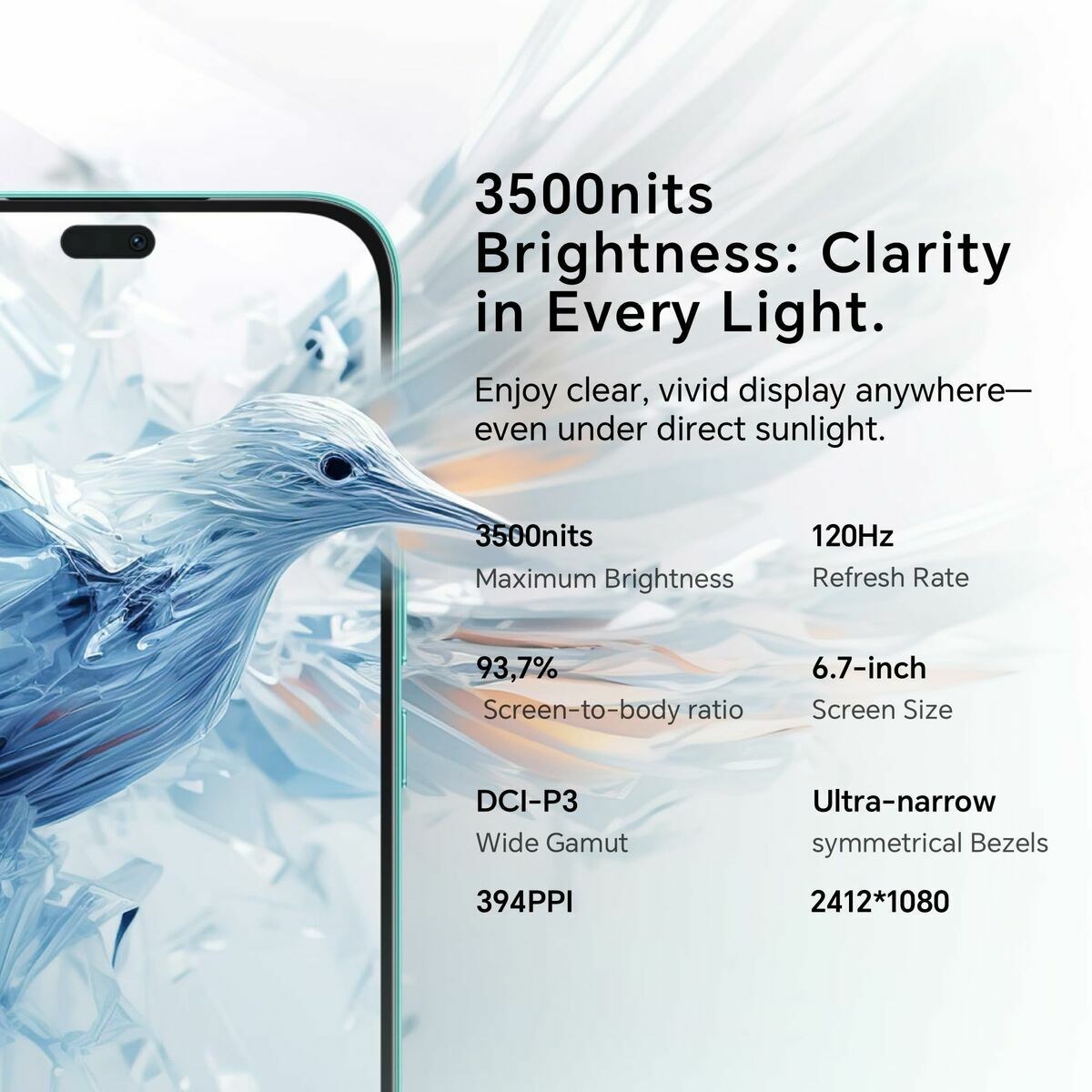 Honor Smartphone Honor 400 Lite 6,7" Octa Core 8 Gb Ram 256 Gb Green