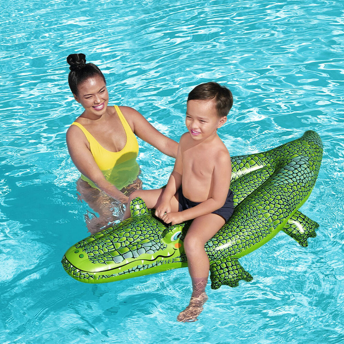 Bestway Inflatable Pool Figure Bestway Crocodile 152 X 71 Cm 67 X 148 X 29 Cm