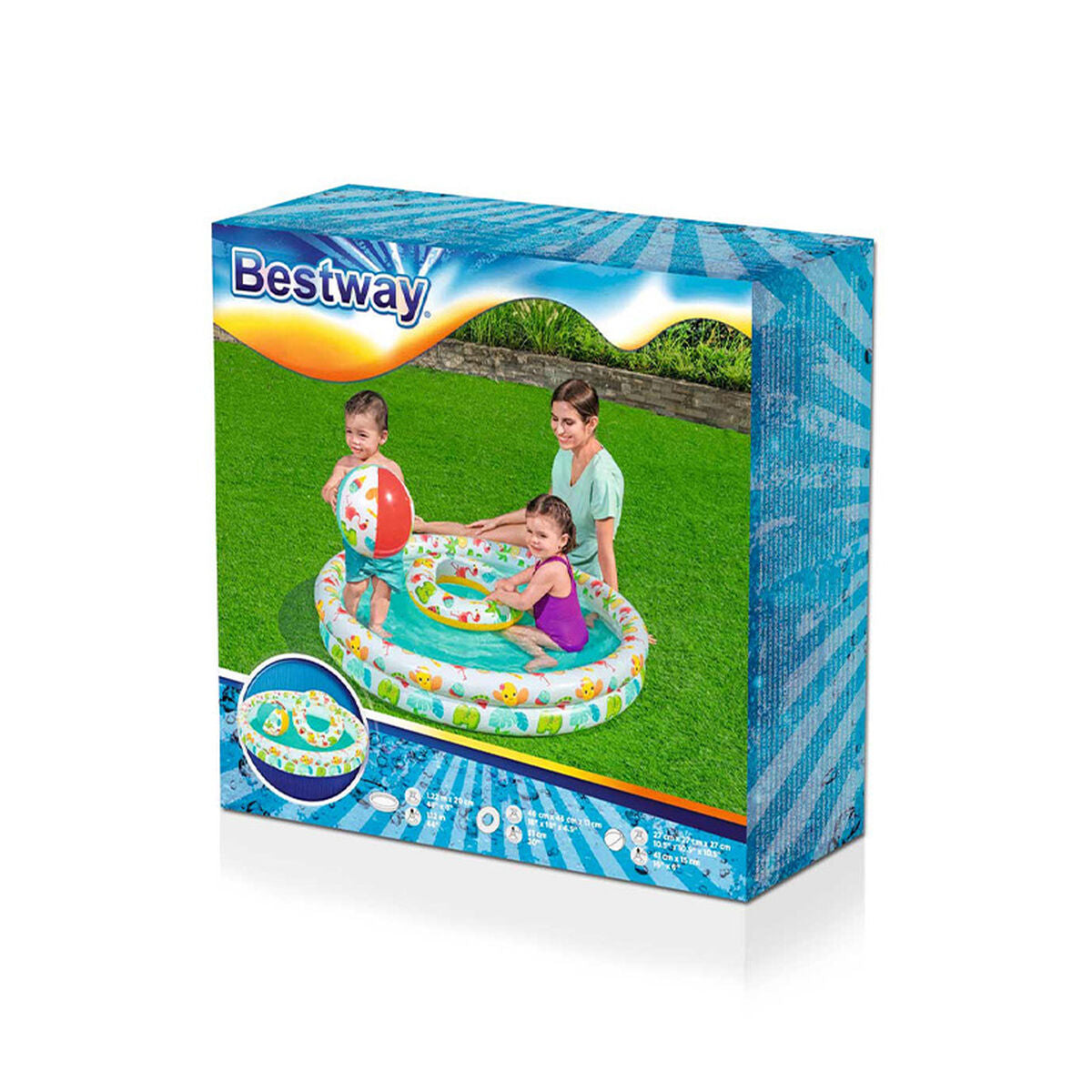 Bestway Inflatable Paddling Pool For Children Bestway 122 X 20 Cm