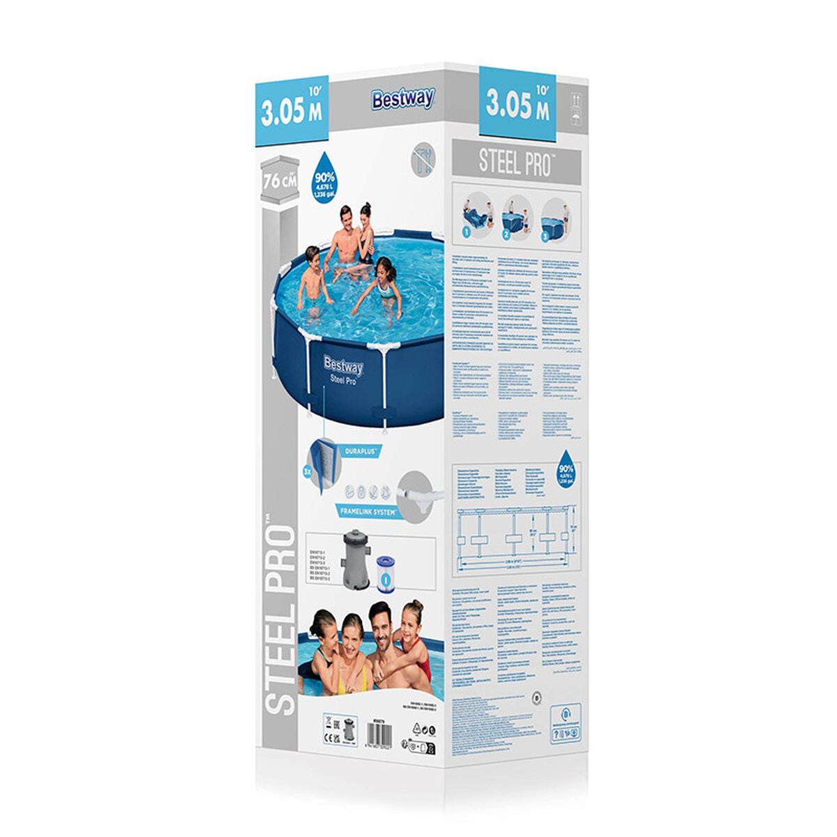 Bestway Removable Pool Bestway 305 X 76 Cm 305 X 305 X 76 Cm