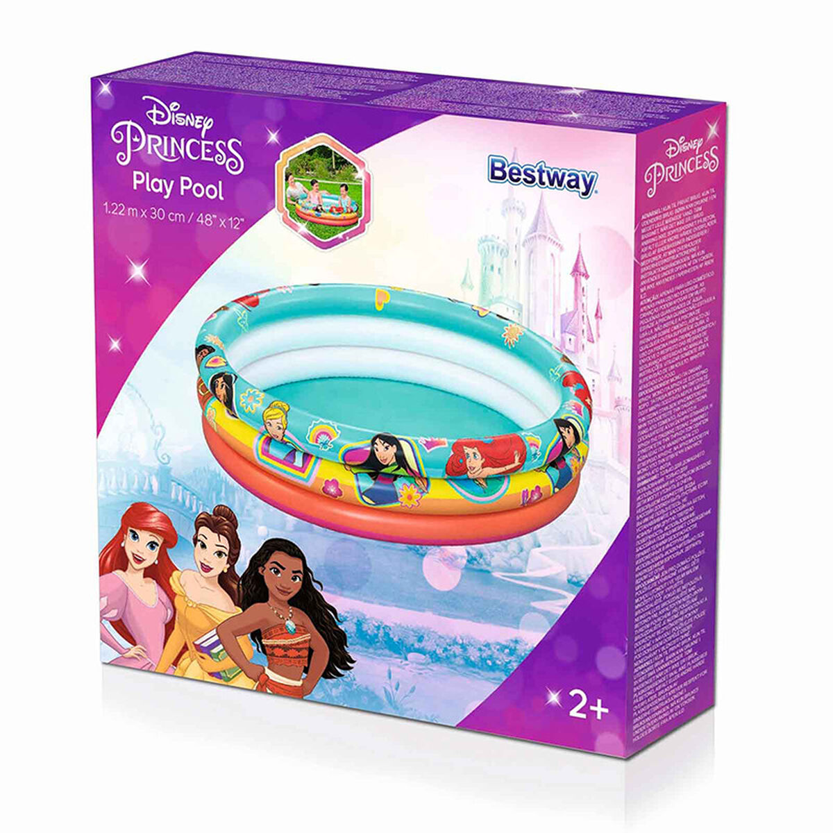 Bestway Inflatable Paddling Pool For Children Bestway Disney Princesses 122 X 30 Cm (1 Unit)