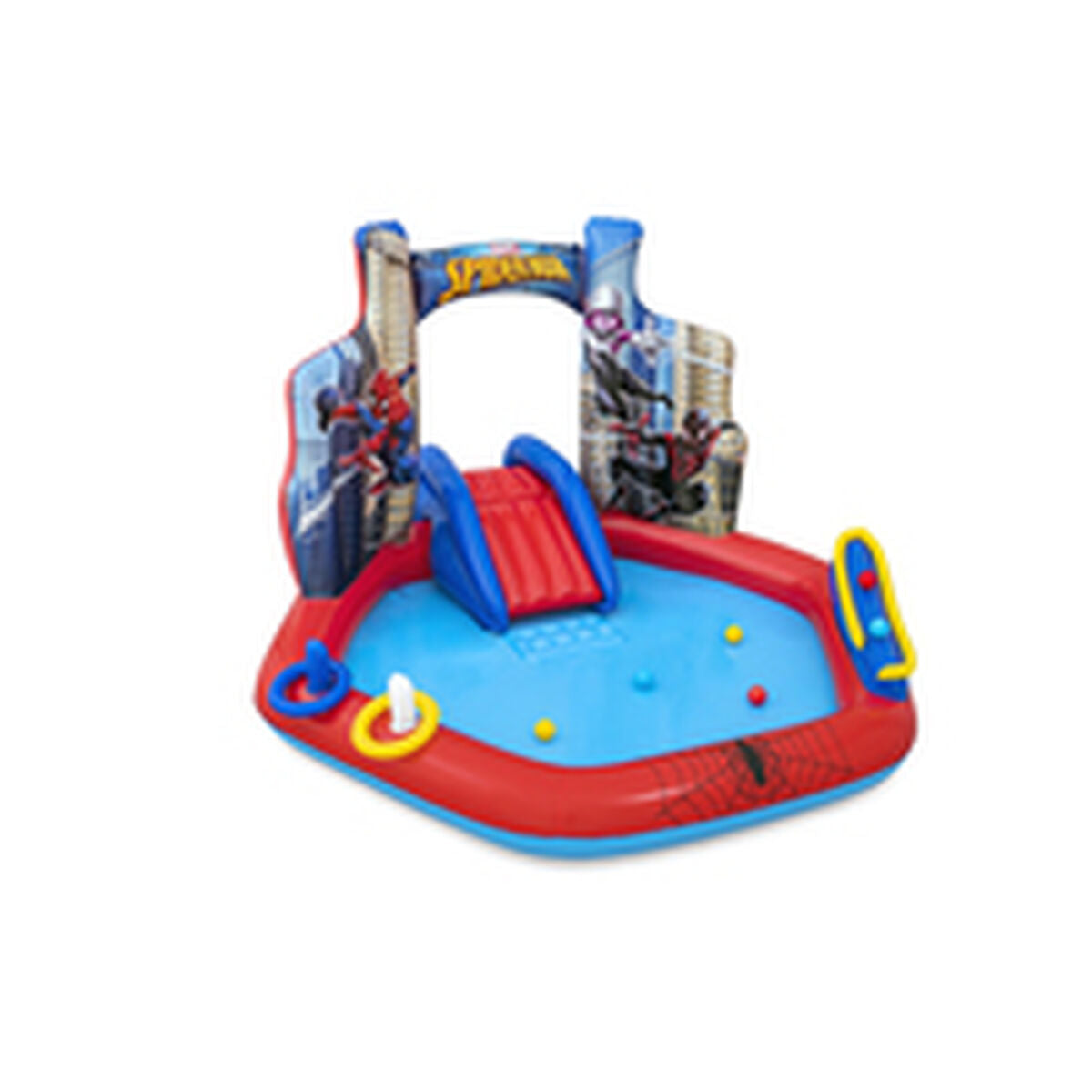 Bestway Children's Pool Bestway Spiderman 211 X 206 X 127 Cm Playground