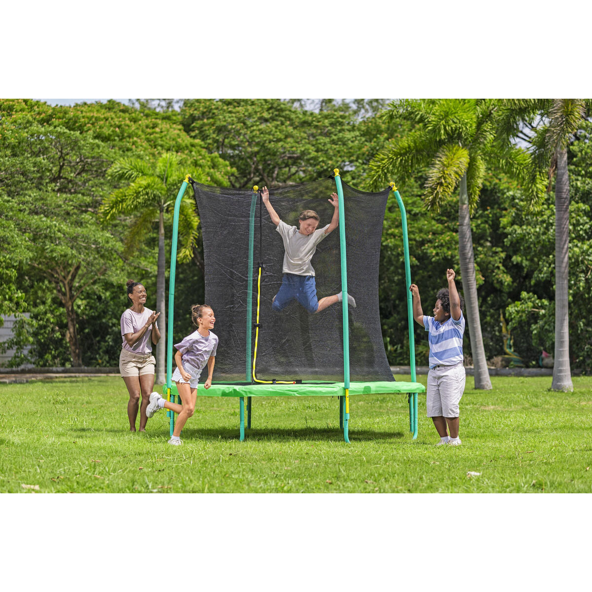 Bestway Kids Trampoline 244x220 cm +6 Years Garden 59102