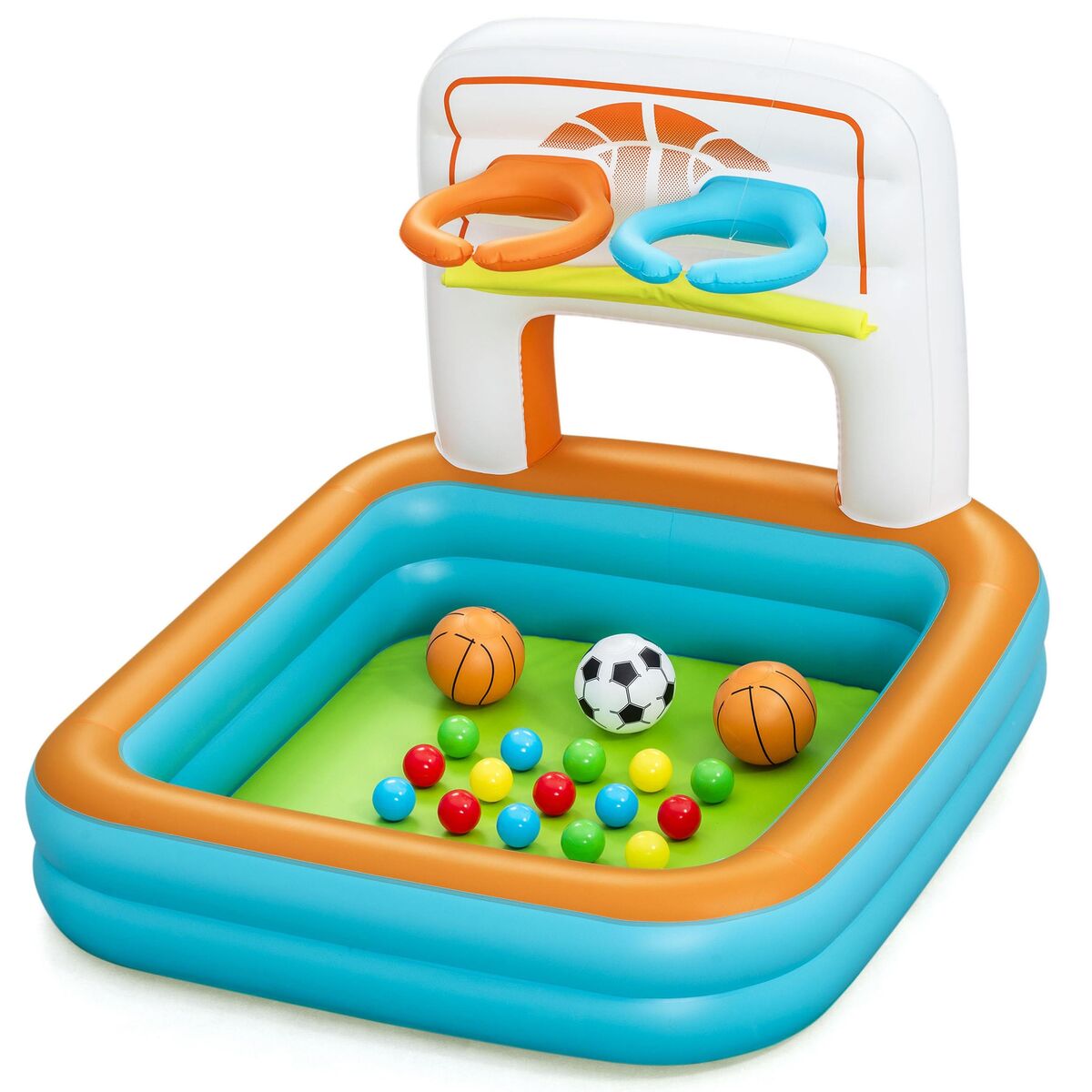 Bestway Inflatable Kids Pool With Baskets, Balls 120X107X84 Cm +2 Years Garden 52728