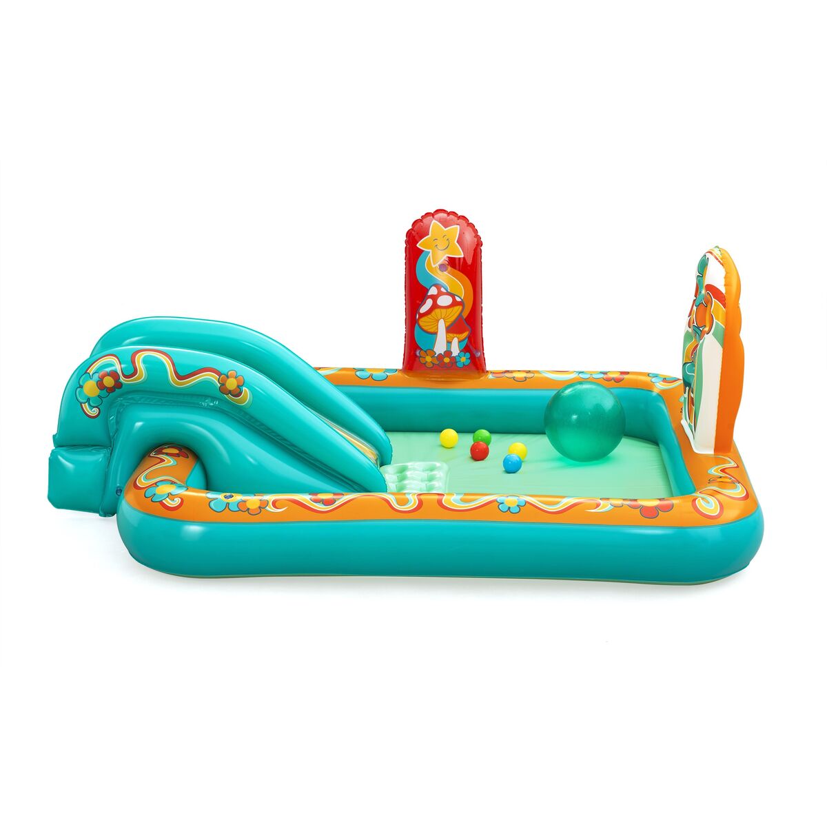 Bestway Inflatable Pool Hippie Play Park 193X152X74 Cm +2 Years Garden 53164