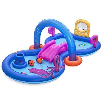 Bestway Inflatable Pool Adventure Play Park 330X188X117 Cm +2 Years Garden 53167