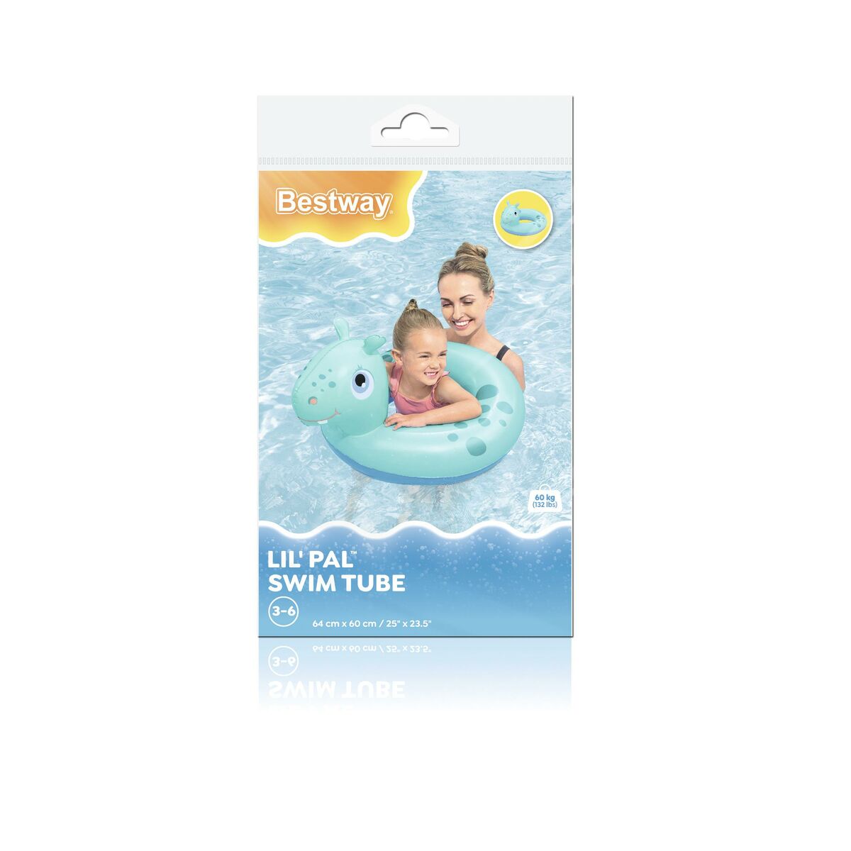 Bestway Inflatable Animal Float Assorted 64X60/68X66/73.5X66 Cm 3-6 Years Beach Pool