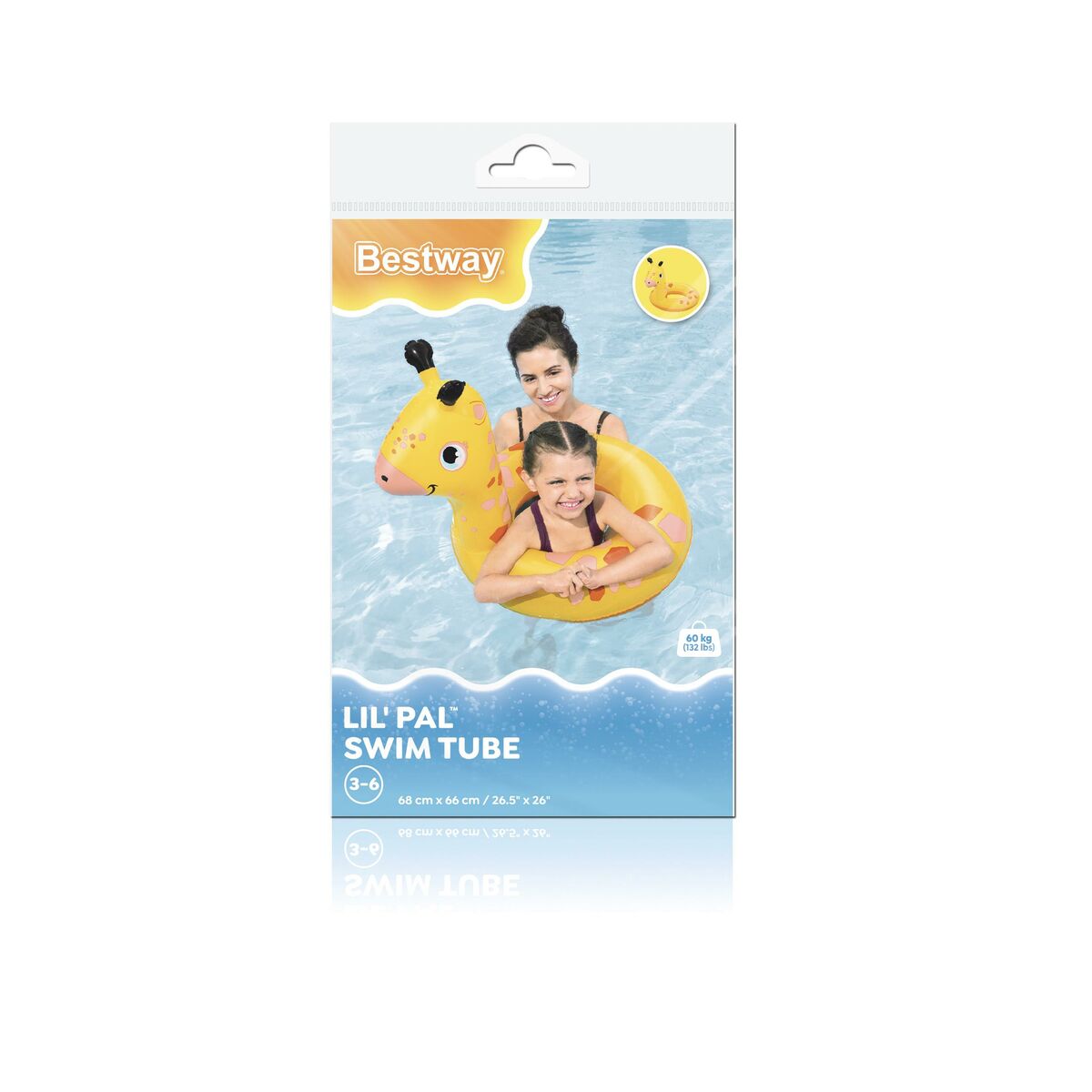 Bestway Inflatable Animal Float Assorted 64X60/68X66/73.5X66 Cm 3-6 Years Beach Pool