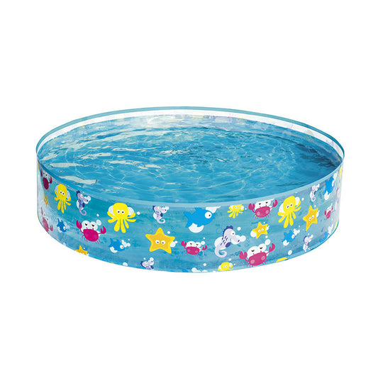 Inflatable Paddling Pool for Children Bestway 25 x 121 x 121 cm 122 x 122 x 25 cm