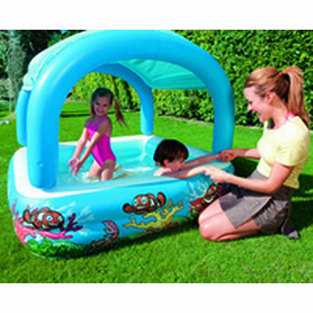 Bestway Inflatable Paddling Pool For Children Bestway 140 X 140 X 114 Cm