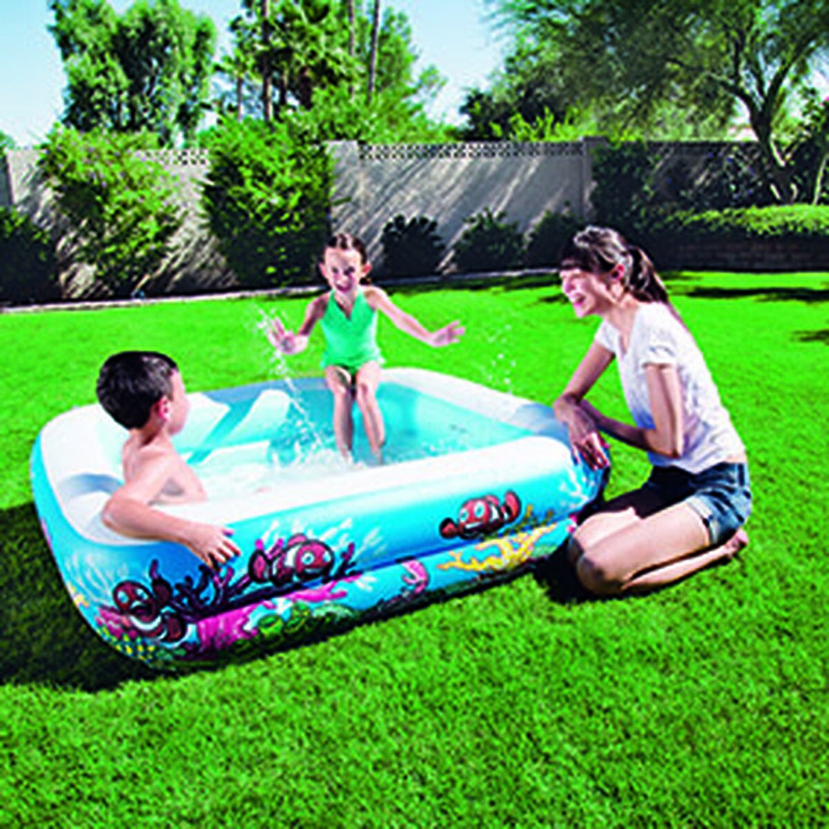 Bestway Inflatable Paddling Pool For Children Bestway 140 X 140 X 114 Cm