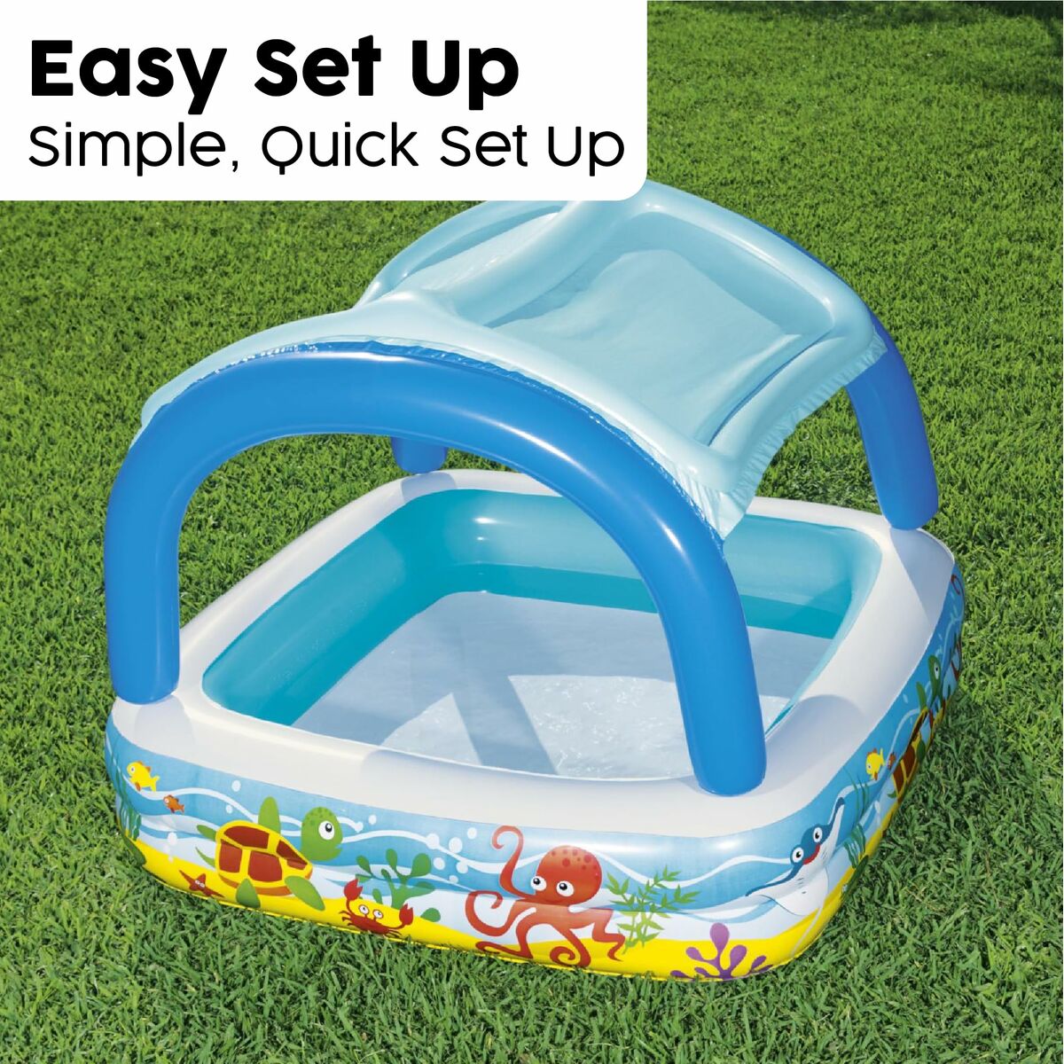 Bestway Inflatable Paddling Pool For Children Bestway 140 X 140 X 114 Cm