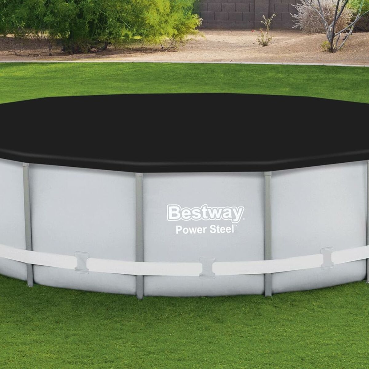 Bestway Swimming Pool Cover Bestway Black Ø 401 Cm (1 Unit)