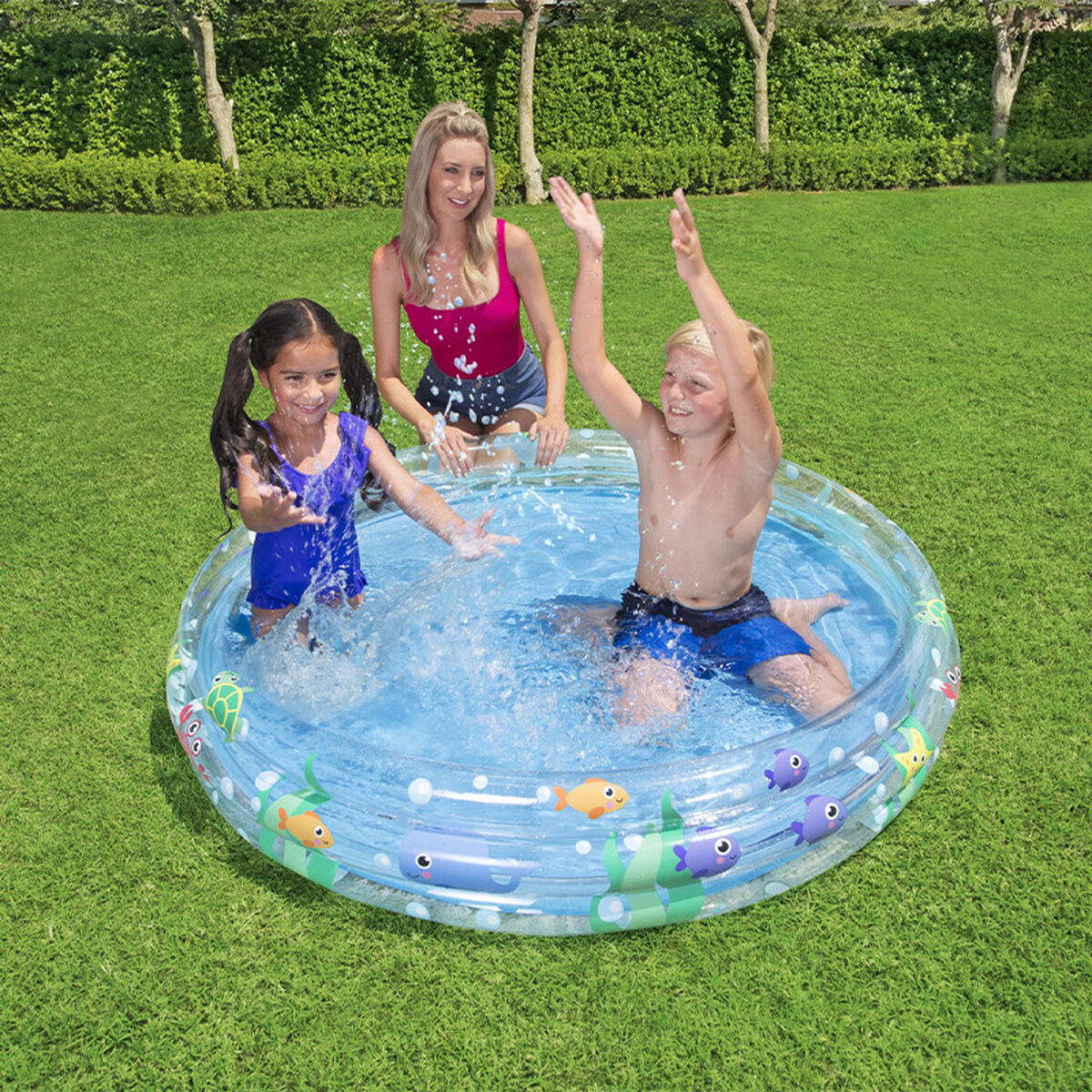 Bestway Inflatable Paddling Pool For Children Bestway Navy 152 X 30 Cm