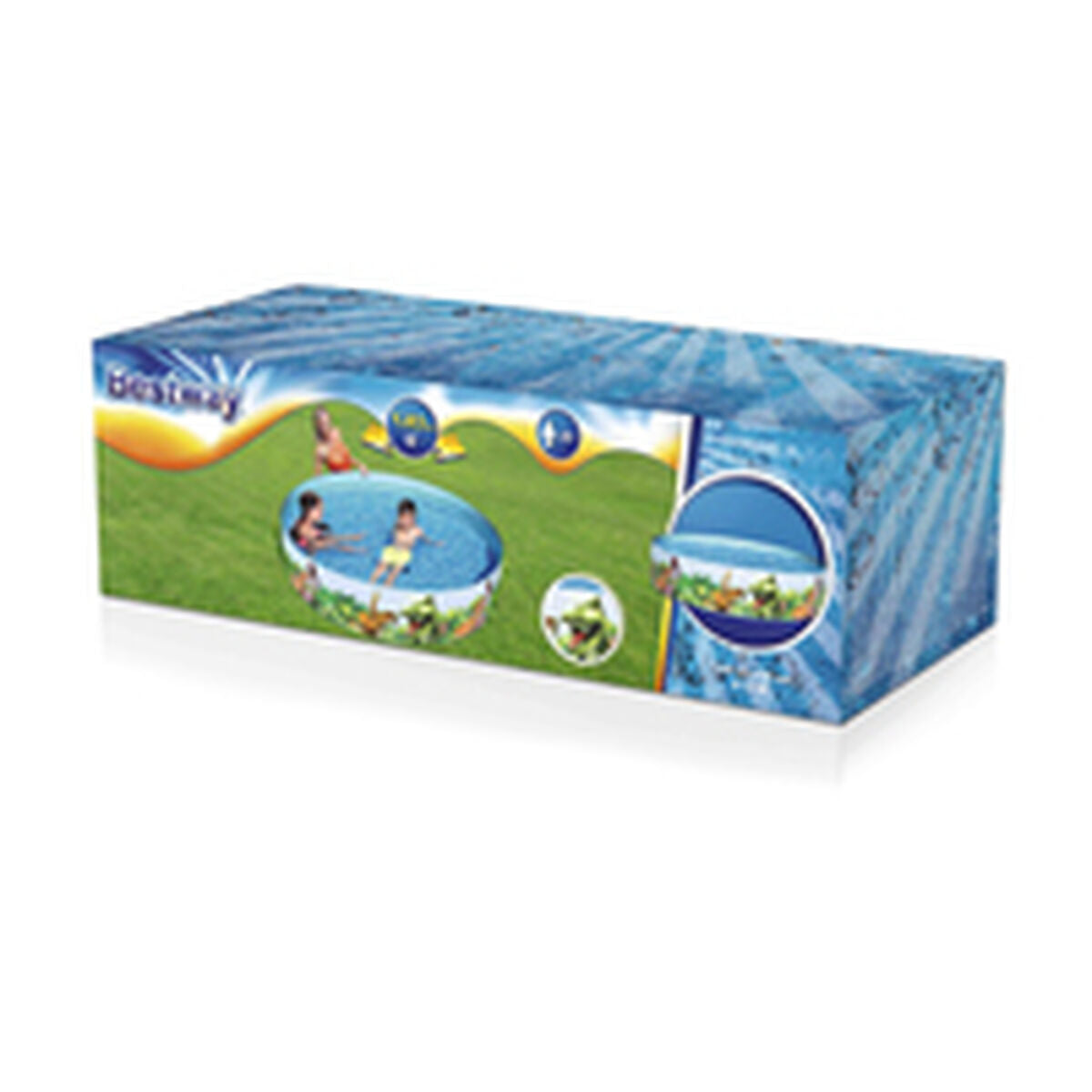 Bestway Inflatable Paddling Pool For Children Bestway Dinosaurs 244 X 46 Cm