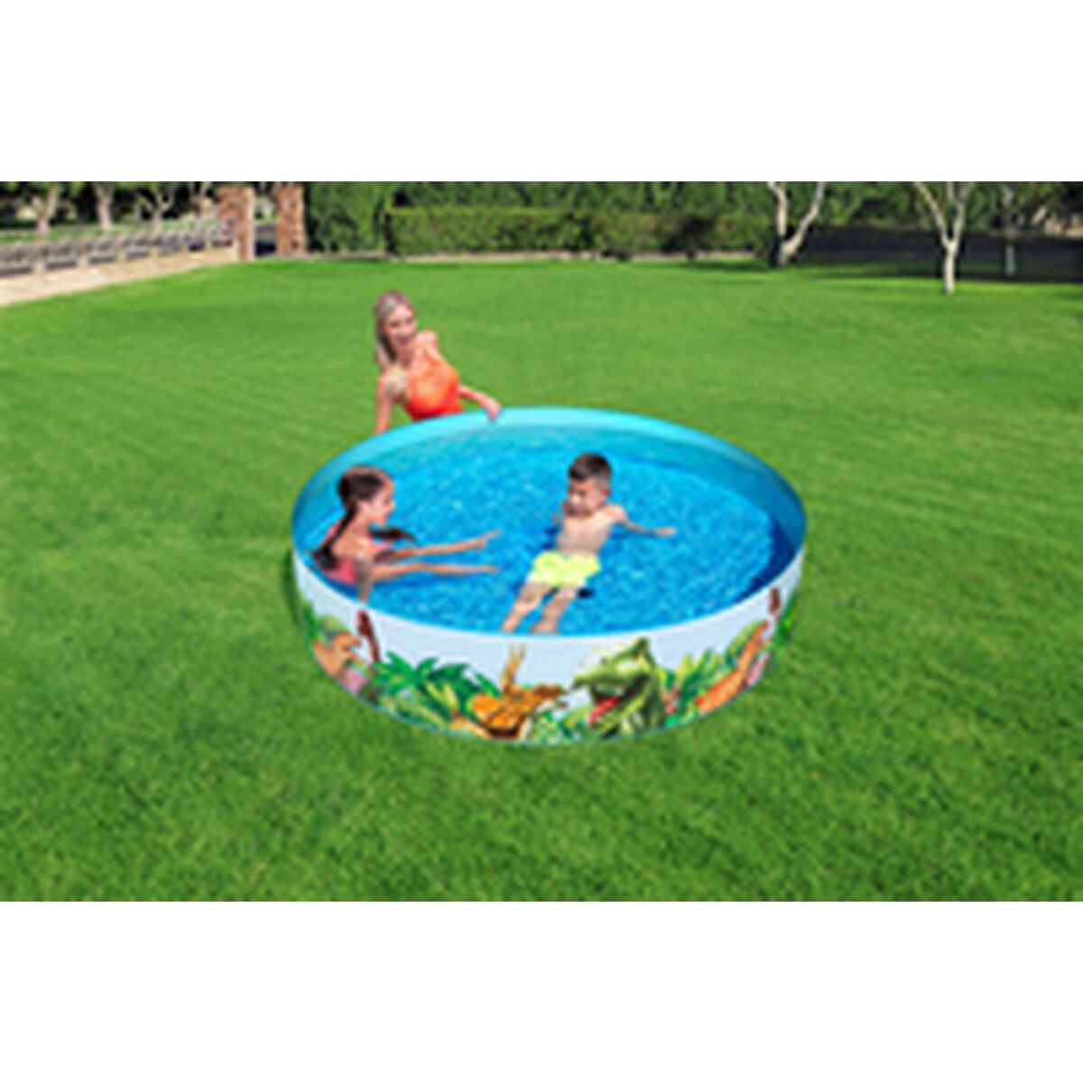 Bestway Inflatable Paddling Pool For Children Bestway Dinosaurs 183 X 38 Cm