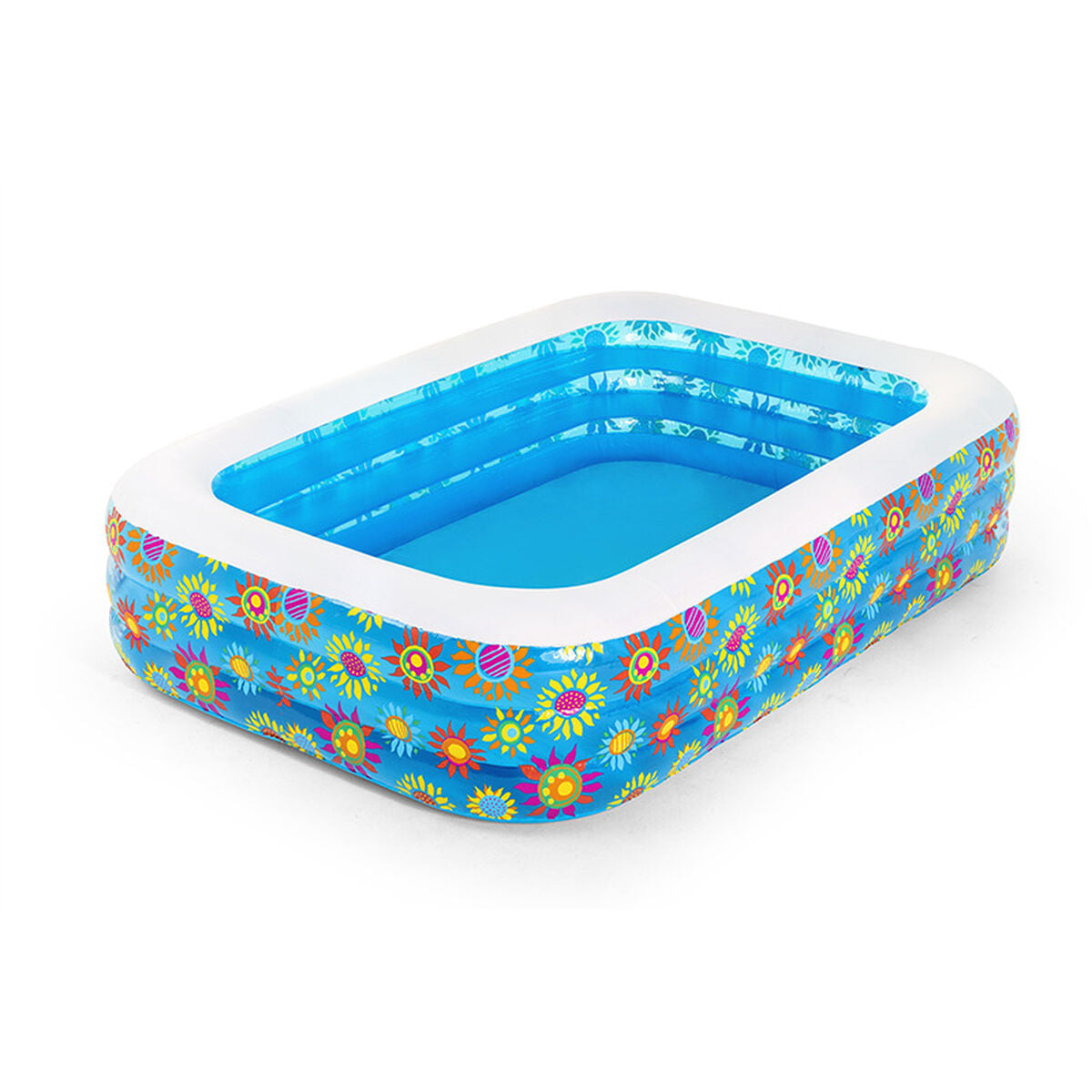 Bestway Inflatable Paddling Pool For Children Bestway Multicolour 305 X 183 X 56 Cm Floral