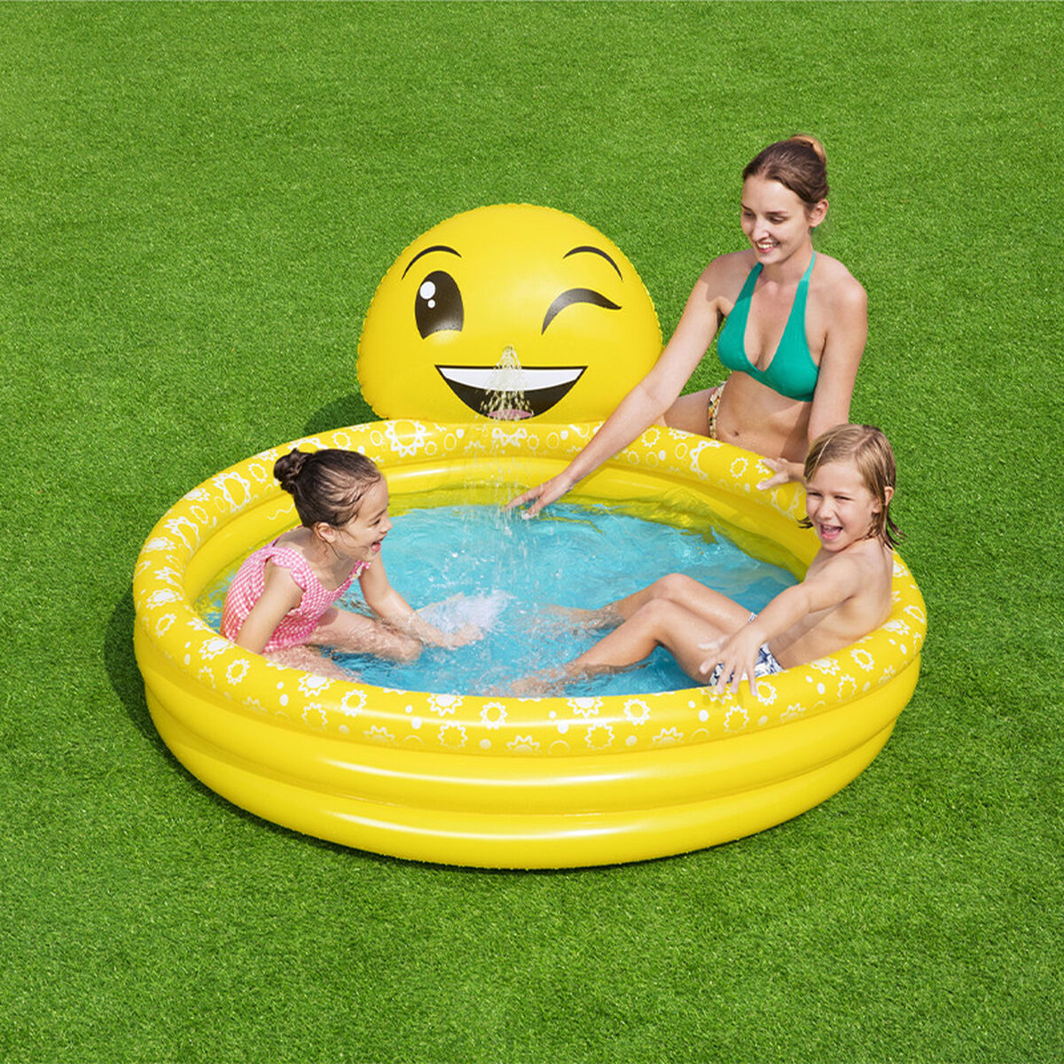 Bestway Inflatable Paddling Pool For Children Bestway 165 X 144 X 69 Cm