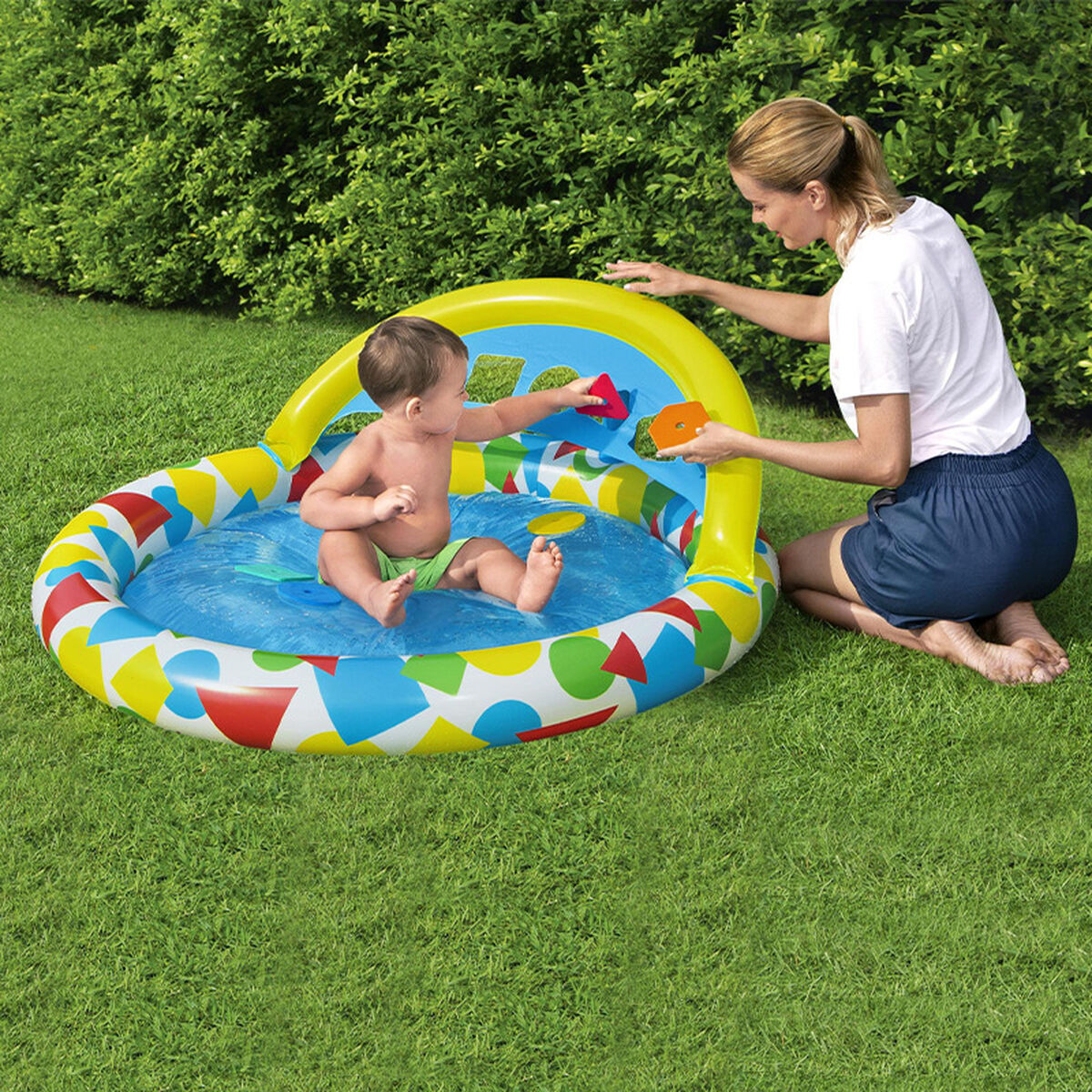 Bestway Inflatable Paddling Pool For Children Bestway 120 X 117 X 46 Cm 45 L