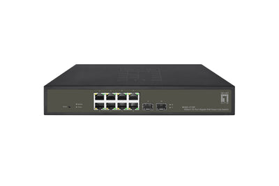 Levelone Switch 8X Ge GES-2110P 2XGSFP 19 130W 8XPOE + — image 1