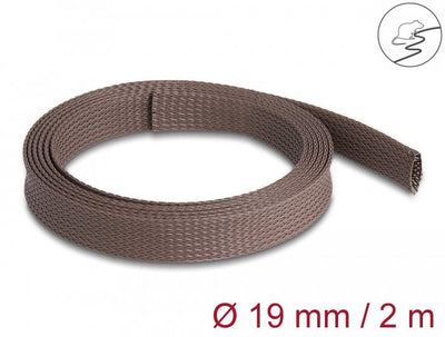 Delock Case Trenzada a Prueba Roedores Emirable 2 Mx 19MM Brown — image 1