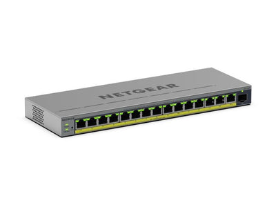 NETGEAR Easy Smart GS116EP Conmutador L3 Smart 1 X 10/100/1000 + 15 X 10/100/1000 (PoE + ) Desktop Assembly Wa — image 1
