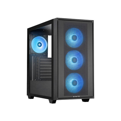 Chieftec Hunter 3 GS-03B-OP, Box Tower Black Glass Tempered GS-03B-OP — image 1