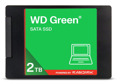 Wd Green SSD 2TB With Case Internal 2.5 SATA 6GB/S — image 1