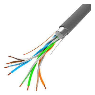 Lanberg Bobina Cable Apantallado LCF5-10CC-0305-S, RJ45,CAT.5E, FTP, AWG24,305M, Grey — image 1