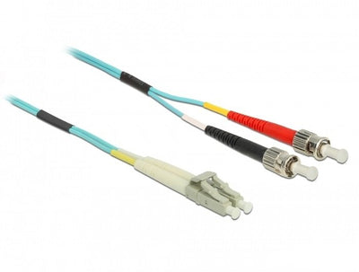 Delock Cable 86567 Fibre Optic 1M Lc Sc OM3 Colour Aguamarina — image 1