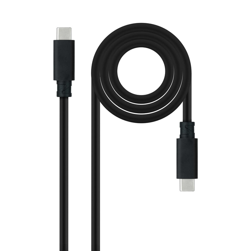 Nanocable USB Cable 3.1 GEN2 5A USB-C/M-usb-c/M 1.5M - Black